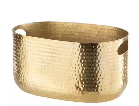 Ведро с мотивом шампанского J-Line, желтый