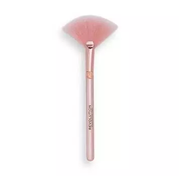 Веерная кисть для хайлайтера Create Detailed, Веерная кисть для хайлайтера R24 Makeup Revolution