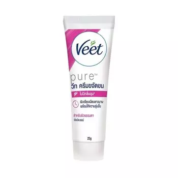 Veet Крем для депиляции с чистым маслом ши, 25 г, White