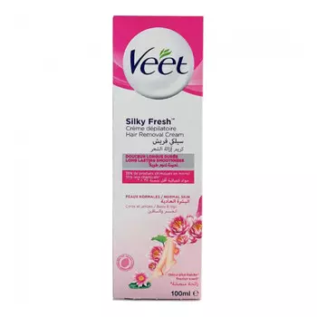 Veet, Крем для депиляции Silky Fresh, нормальная кожа, 100 мл
