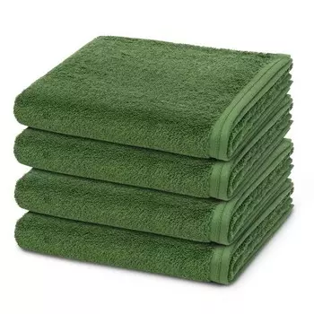 Vegan Life 4 X Набор полотенец Vossen im Set, 50x1x100 см цвет clover