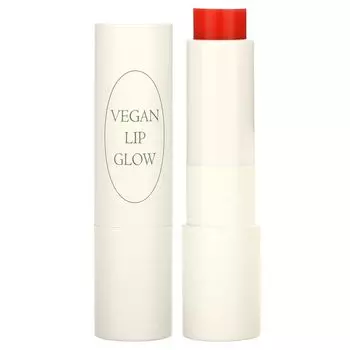 Vegan Lip Glow, 03 Coral Rose, 0,13 унции (3,9 г) Nacific