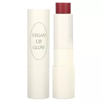 Vegan Lip Glow, оттенок 04 Soft Mauve, 0,13 унции (3,9 г) Nacific