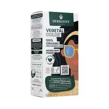 Веганская краска для волос, сила лунного света, 100 г Herbatint Vegetal Color 100% Organic
