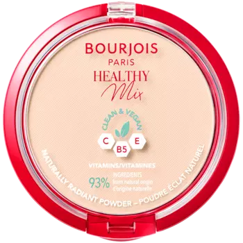 Веганская матирующая пудра для лица цвета слоновой кости Bourjois Healthy Mix, 10 гр
