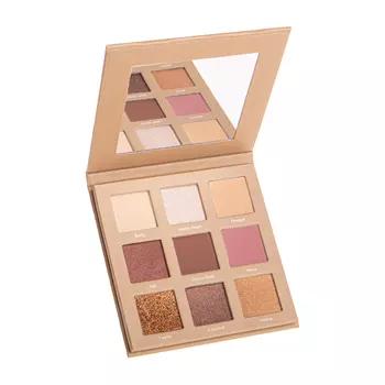 Веганская палетка теней для век Color Care Coffee Nude, 22,5 гр