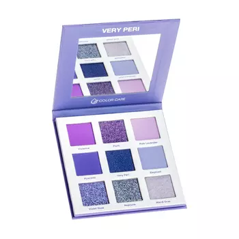 Веганская палетка теней для век Color Care Very Peri, 22,5 гр