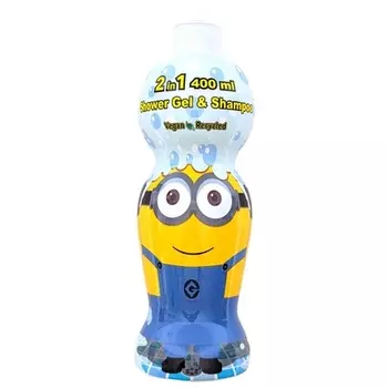 Веганский гель для душа и шампунь Les 2-в-1, 400 мл, Minions