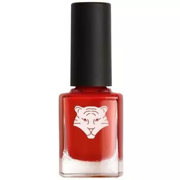 Веганский и натуральный лак для ногтей — оранжево-красный цвет 206 Earn Your Stripes — стойкий блеск с натуральными и органическими ингредиентами, All Tigers