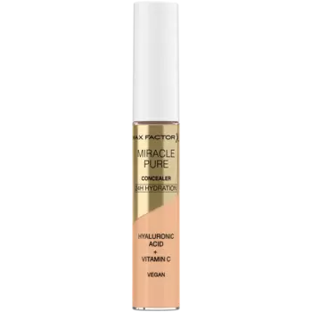 Веганский консилер с витамином с и гиалуроновой кислотой для лица 1 Max Factor Miracle Pure, 7,8 мл