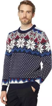 Вегардовый свитер Dale of Norway, цвет Navy/Off-White/Raspberry
