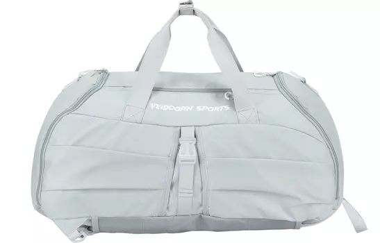 VEIDOORN Рюкзак 3 в 1 из полиэстера, сумка-туба унисекс, черный