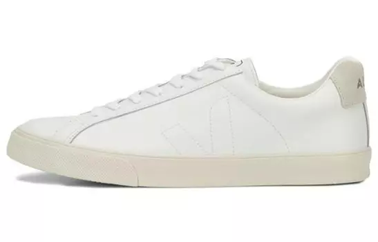 VEJA Esplar Leather Stitched White Tan