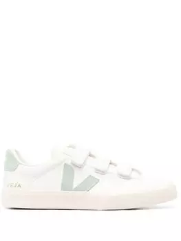 VEJA кеды на липучках с логотипом, белый