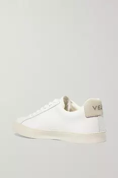 VEJA + Кожаные кроссовки NET SUSTAIN Esplar с замшевой отделкой, белый
