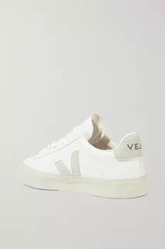 VEJA + Кроссовки NET SUSTAIN Campo из кожи и замши, белый
