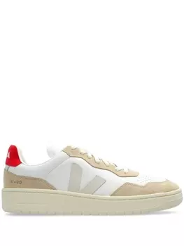 Кроссовки Veja V-90, белый/бежевый/красный