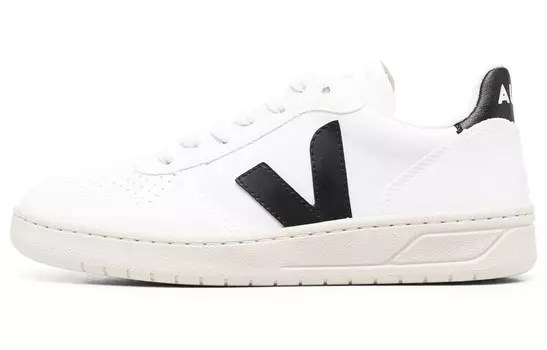 VEJA V-10 White Black Women's
