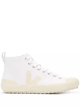 VEJA высокие кеды на шнуровке, белый