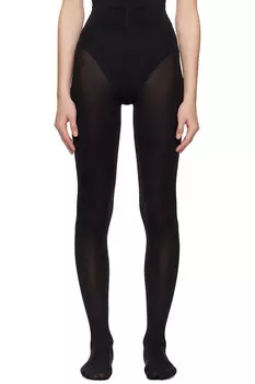 Вельвет де люкс 66 колготки Wolford, черный