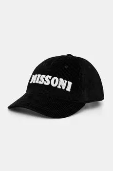 Вельветовая бейсболка Missoni, черный