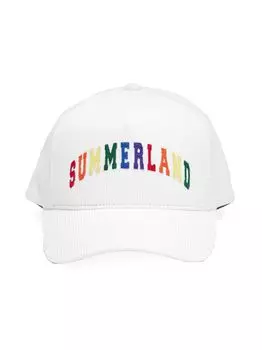 Вельветовая бейсболка Rainbow Summerland Nahmias, белый