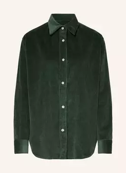 Вельветовая блузка-рубашка Rossana Diva, зеленый