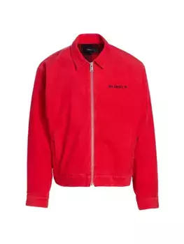 Вельветовая фланелевая куртка из хлопка Purple Brand, красный