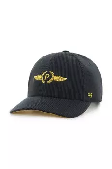 Вельветовая фуражка 47 бренда MLB Pittsburgh Pirates 47 Brand, черный