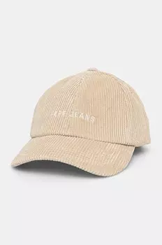 Вельветовая фуражка Pepe Jeans WYN, бежевый