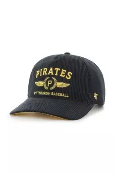 Вельветовая кепка MLB Pittsburgh Pirates 47 brand, черный