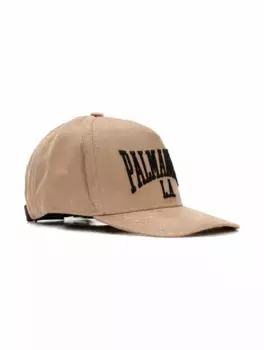 Вельветовая кепка с логотипом Palm Angels, бежевый