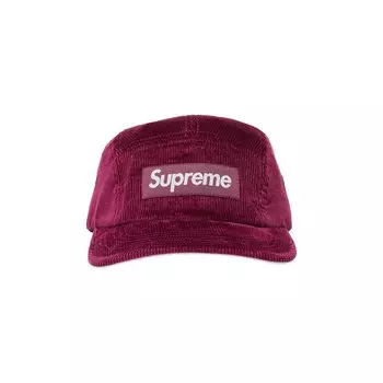 Вельветовая кепка Supreme Camp Пурпурный