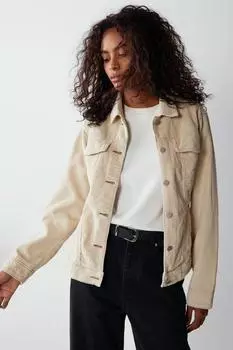 Вельветовая куртка дальнобойщика Warehouse, белый