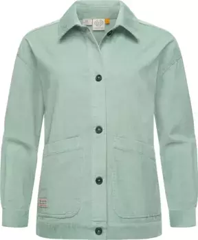 Вельветовая куртка Ragwear "Эннеа", без капюшона, легкая женская переходная куртка из вельвета, голубой