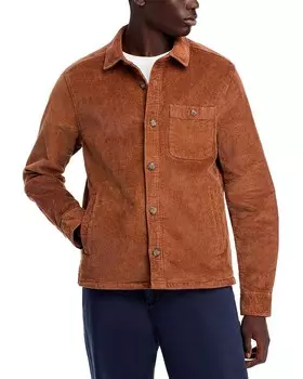 Вельветовая куртка-рубашка Marine Layer Max, коричневый/бежевый