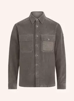 Вельветовая куртка с откидной крышкой и комфортной посадкой Belstaff, серый