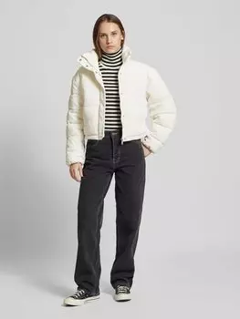 Вельветовая куртка с воротником-стойкой Calvin Klein Jeans, экрю