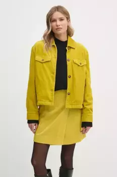 Вельветовая куртка United Colors of Benetton, желтый