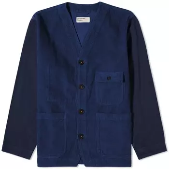 Вельветовая куртка Universal Works для дома, индиго