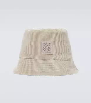 Вельветовая панама anagram Loewe, серый