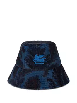 Вельветовая панама ETRO, синий