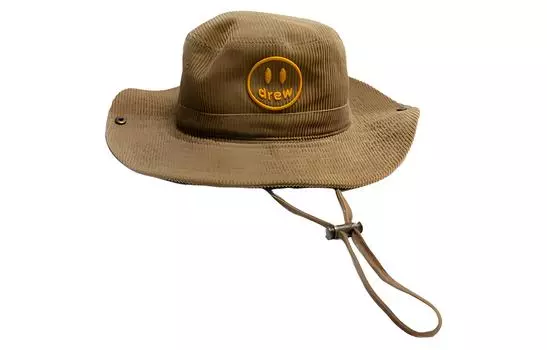 Вельветовая панама с широкими полями Drew House, красно-коричневый