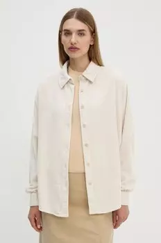 Вельветовая рубашка American Vintage, бежевый