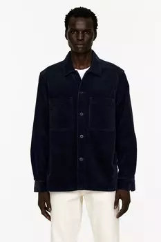 Вельветовая рубашка Arket, синий