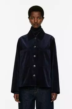 Вельветовая рубашка Arket, синий