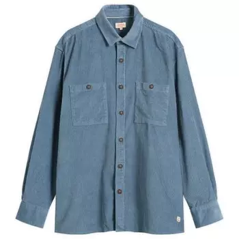 Вельветовая рубашка Armor-Lux, голубой