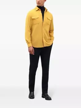 Вельветовая рубашка Boglioli, желтый