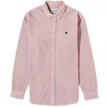 Вельветовая рубашка Carhartt Wip Madison Cord, розовый