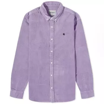 Вельветовая рубашка Carhartt Wip Madison Cord, сиреневый